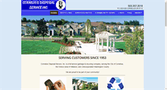 Desktop Screenshot of corneliusdisposalservice.com